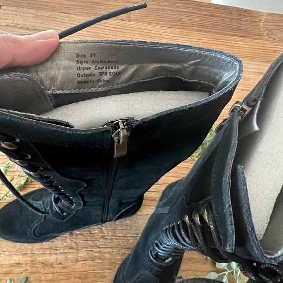 NWOT Alvida Leather Boot Black Y4 - Picture 9 of 12